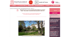 Desktop Screenshot of musee-mauricedenis.fr